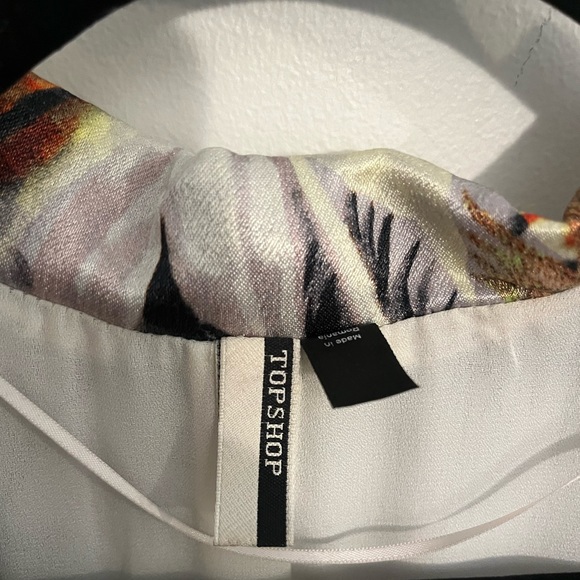 Topshop Patterned Blazer Size Medium - Picture 4 of 5